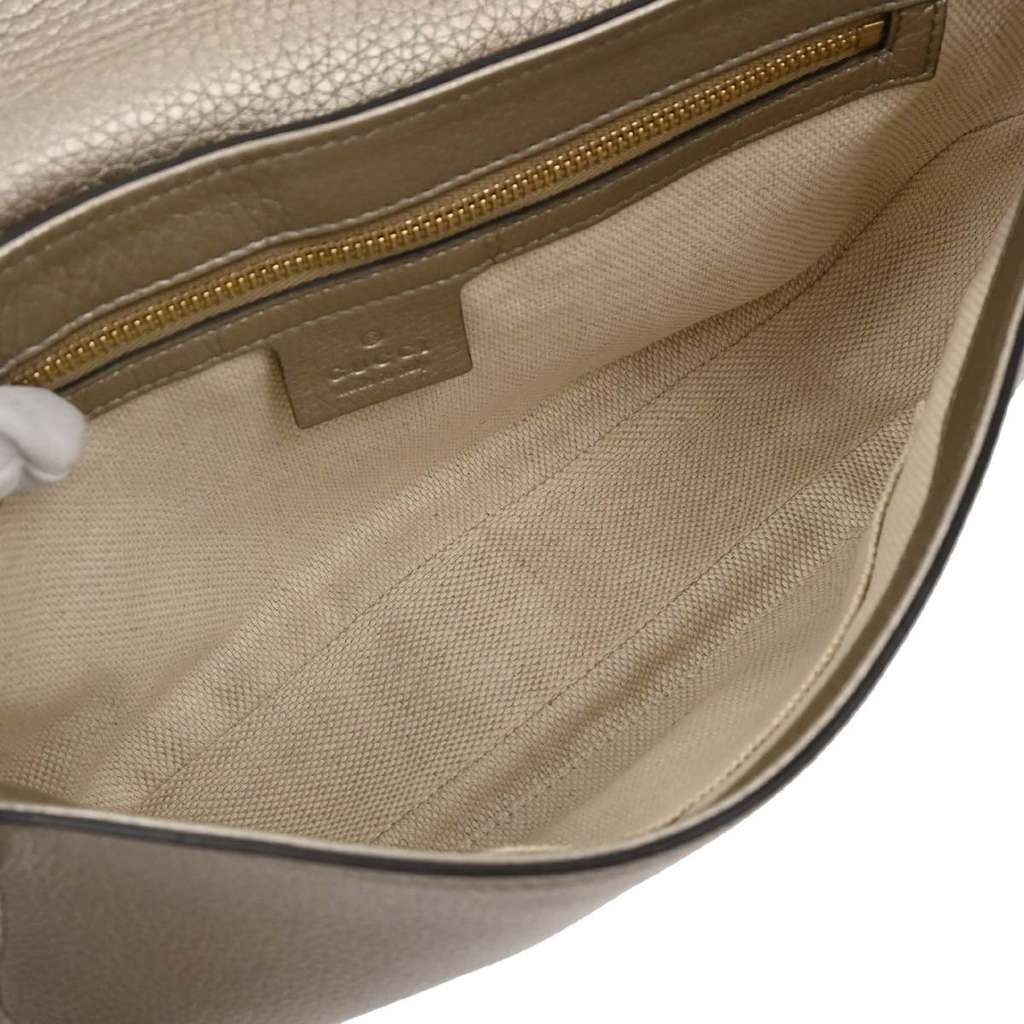 Gucci Soho Chain Crossbody Bag Gold Leather Good condition - Inside View