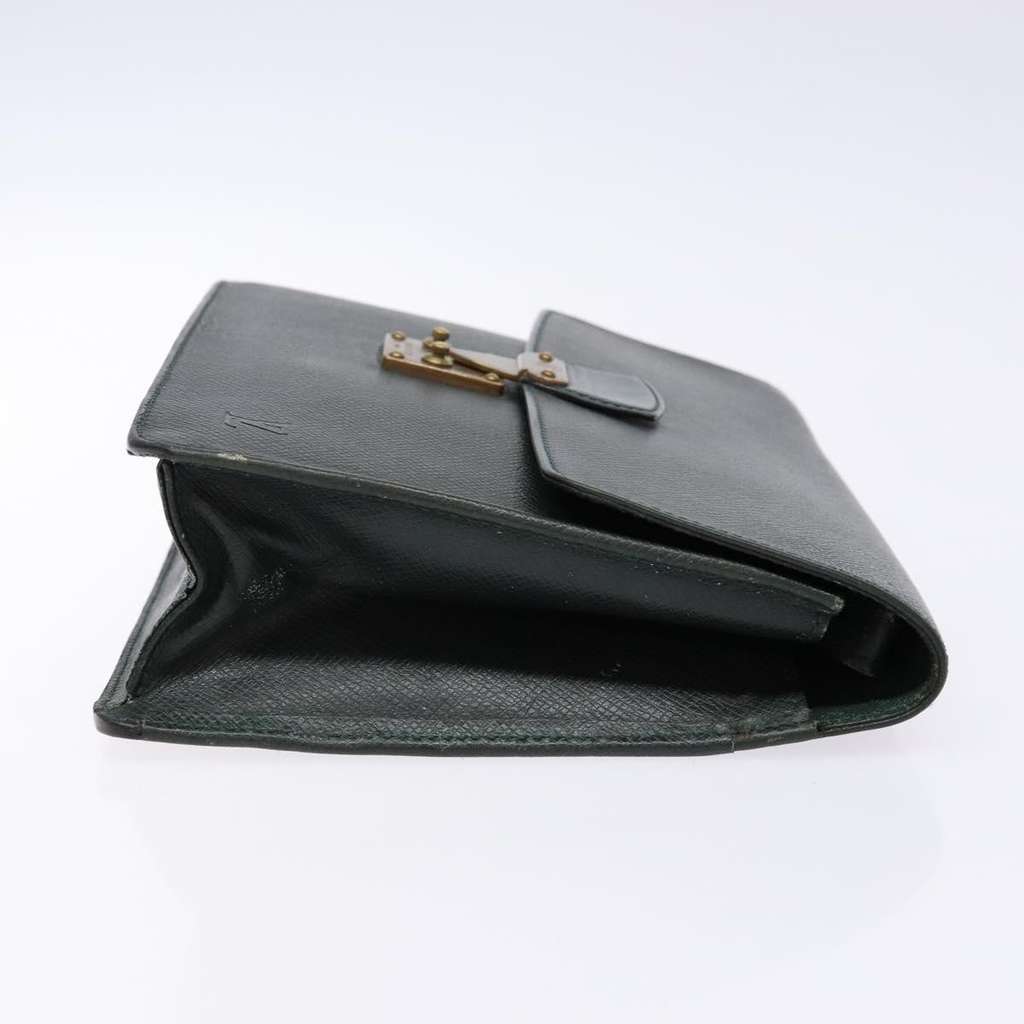 Louis Vuitton Kourad Pouch Green Leather Good condition - Inside View