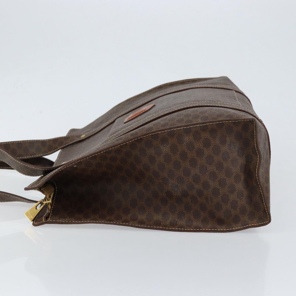 Celine Vintage Macadam Tote bag Brown Canvas Good condition - Model View