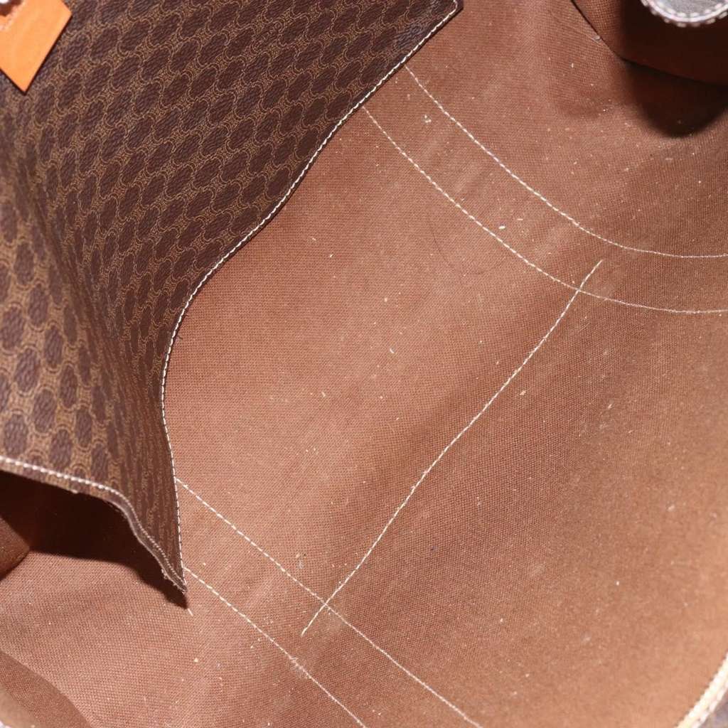 Celine Vintage Macadam Tote bag Brown Canvas Good condition - Box View