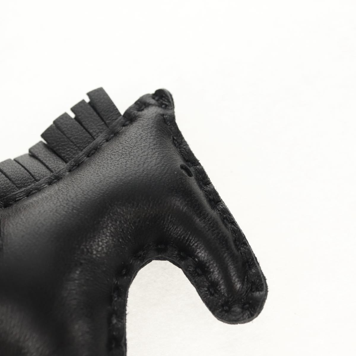 Hermès So Black GriGri Rodeo Bag Charm Black Leather Very good condition - Inside View