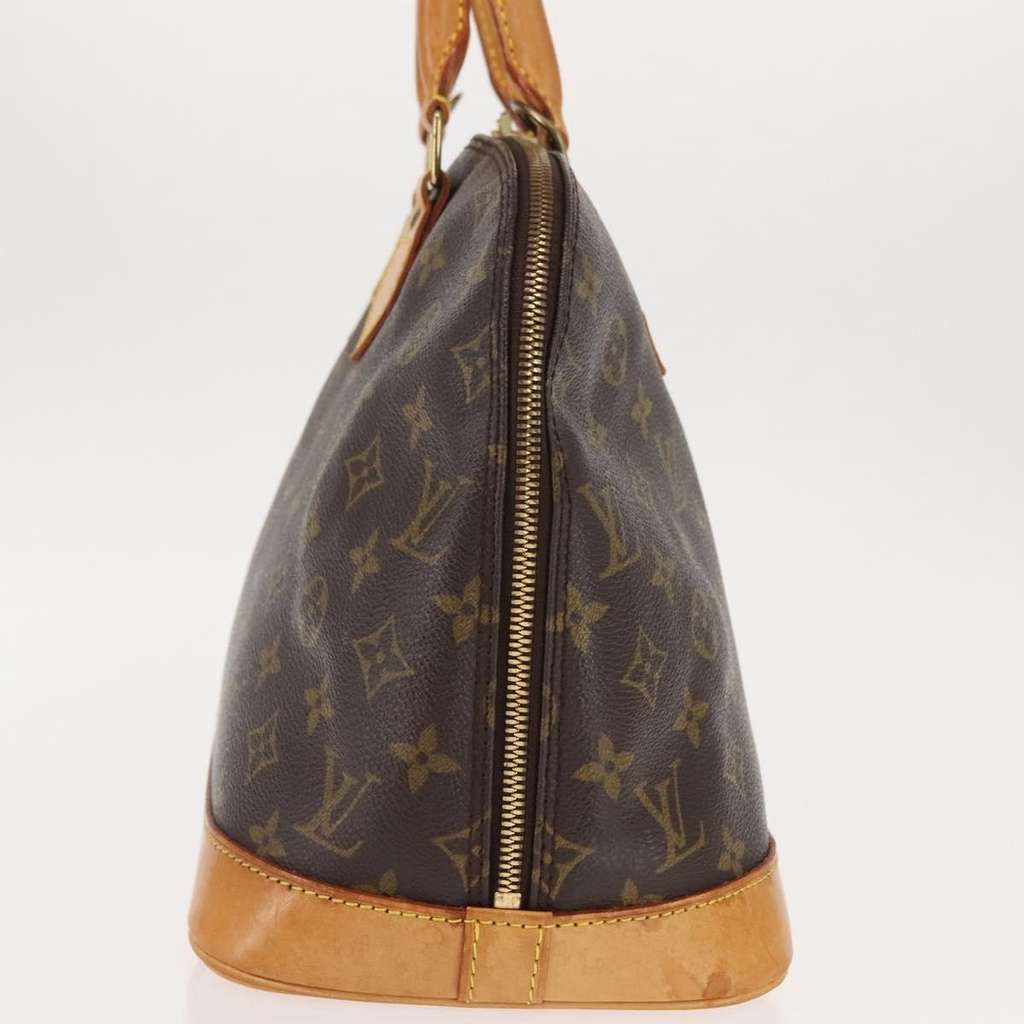 Louis Vuitton Alma Handbag Brown Canvas Good condition - Inside View