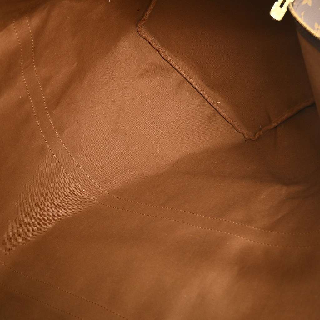 Louis Vuitton Keepall Bag Brown Canvas Fair condition - Inside View