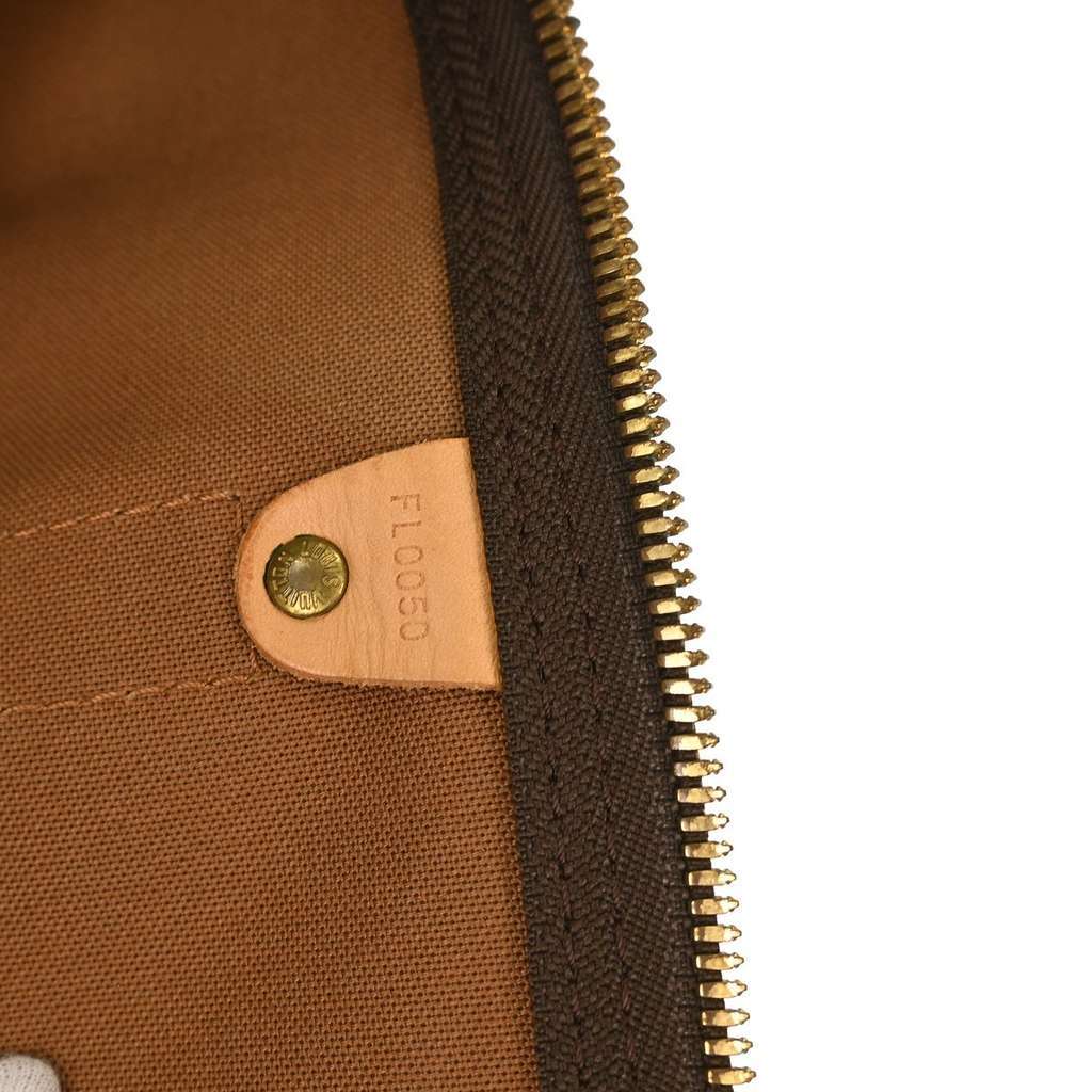 Louis Vuitton Keepall Bag Brown Canvas Fair condition - Box View