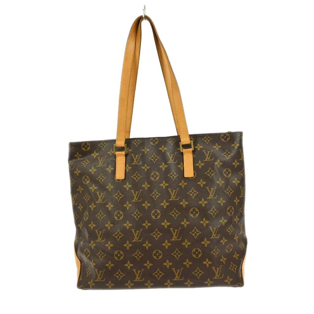 Louis Vuitton Cabas Mezzo Brown Canvas Fair condition - Back View