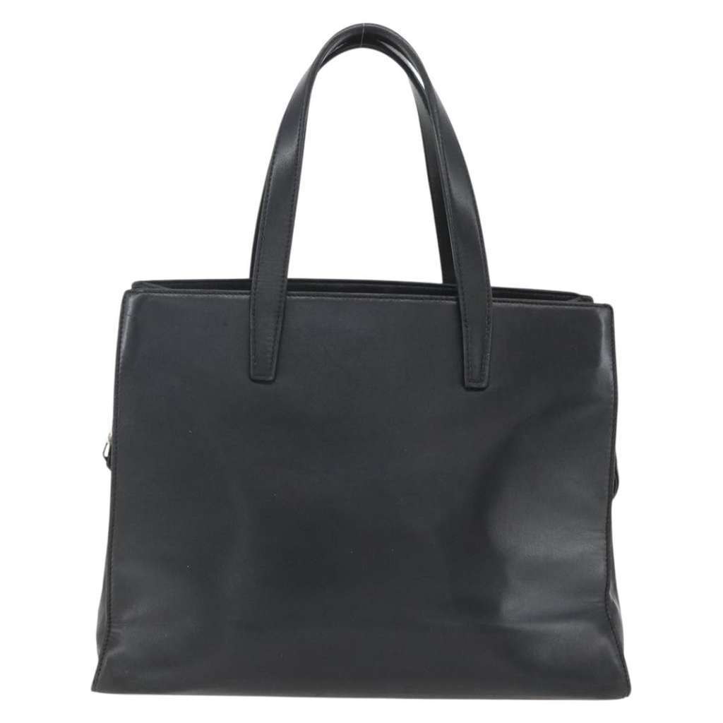 Loewe Vintage Anagram Tote Black Leather Good condition - Back View