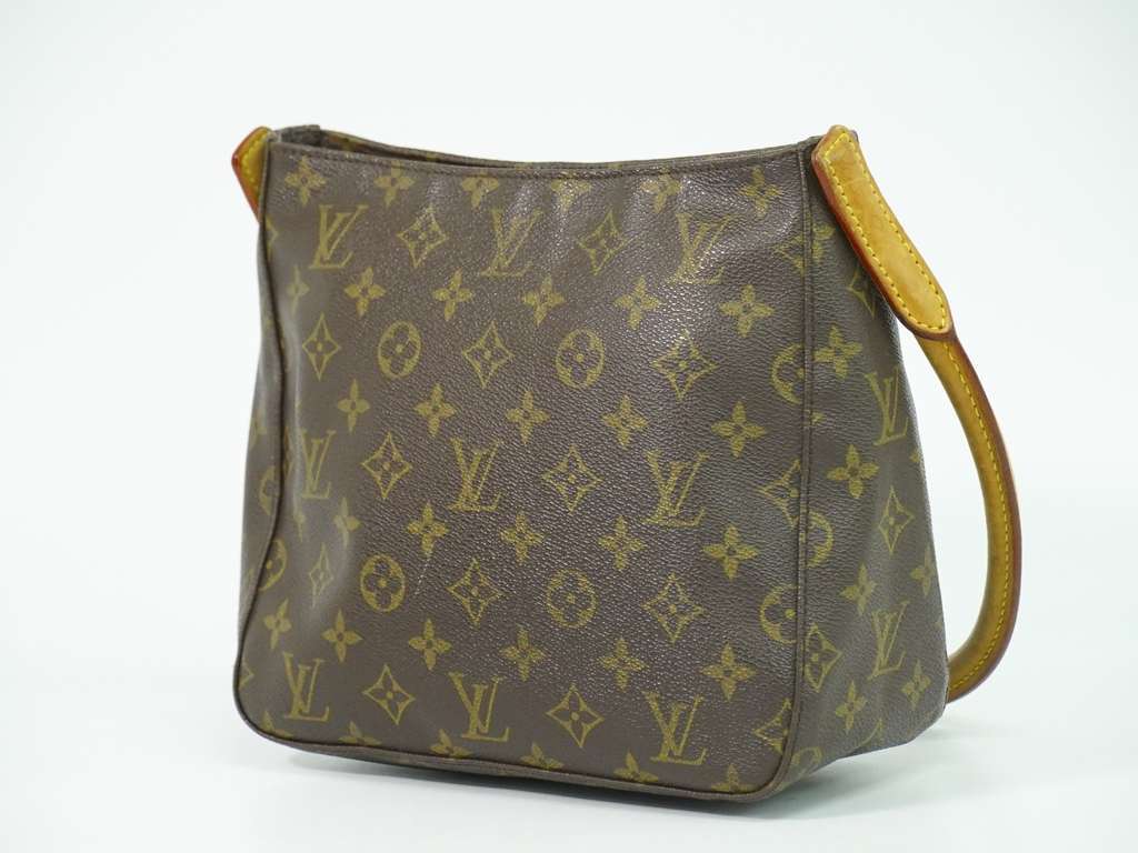 Louis Vuitton Looping Handbag Brown Canvas Good condition - Back View