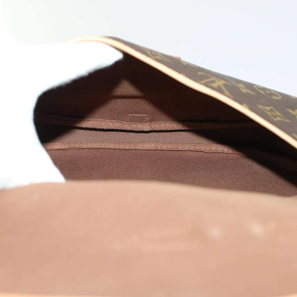 Louis Vuitton Saumur Handbag Brown Canvas Good condition - Box View