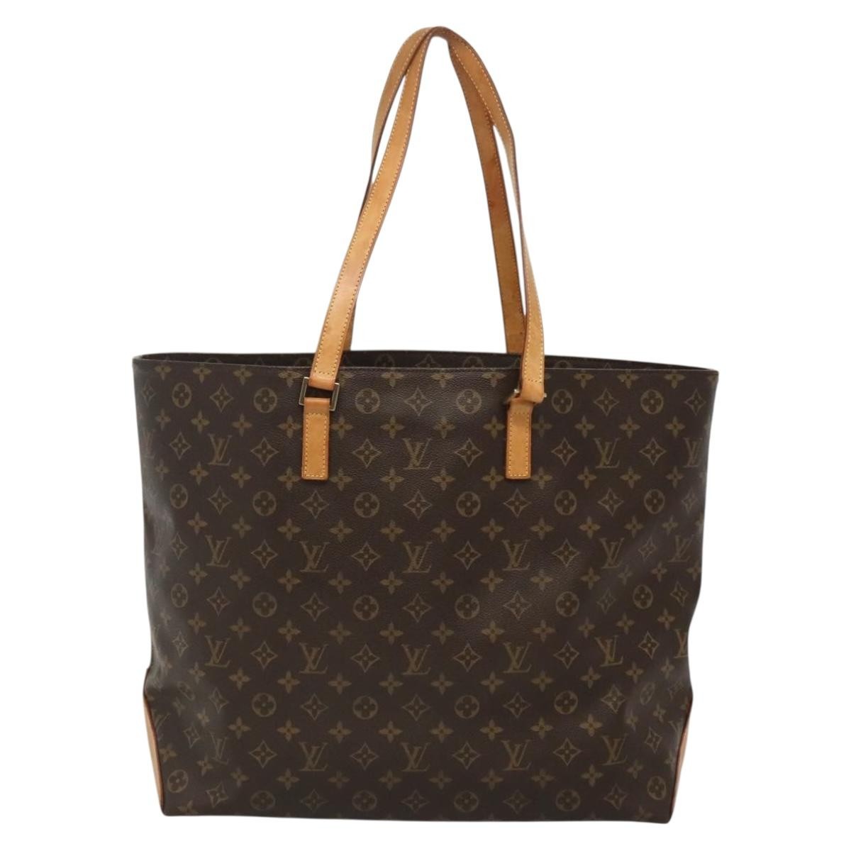 Louis Vuitton Cabas Alto Brown Canvas Fair condition - Back View