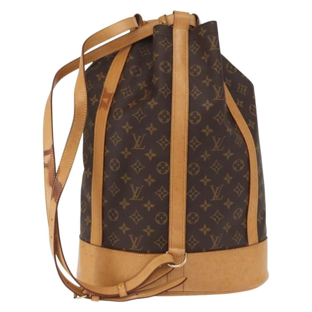Louis Vuitton Randonnee Backpack Brown Canvas Fair condition - Back View