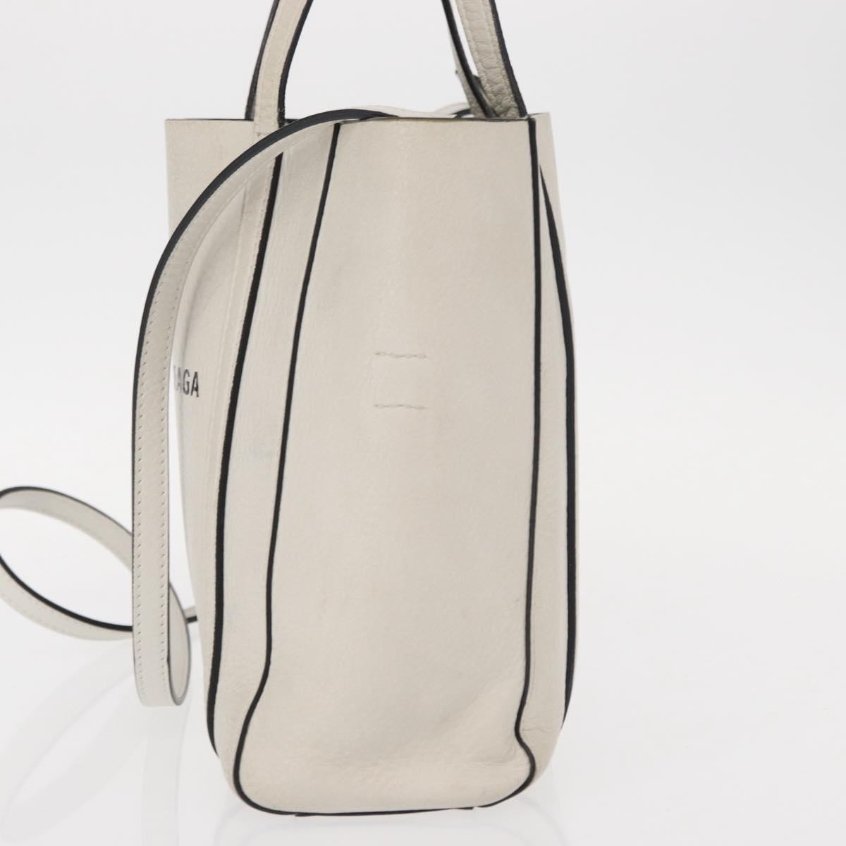 Balenciaga Everyday Tote White Leather Good condition - Inside View