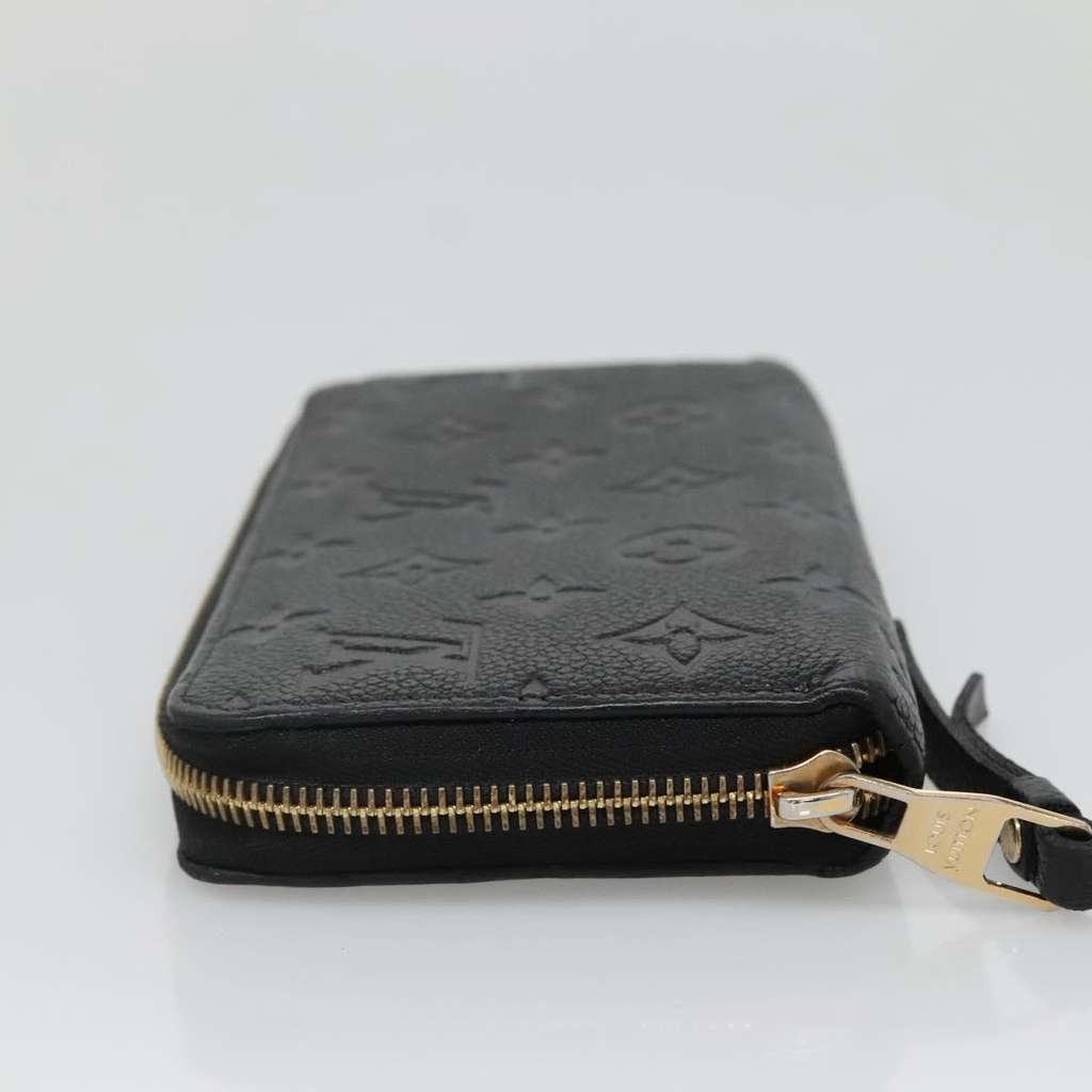 Louis Vuitton Portefeuille zippy Monogramme Empreinte Black Leather Good condition - Inside View