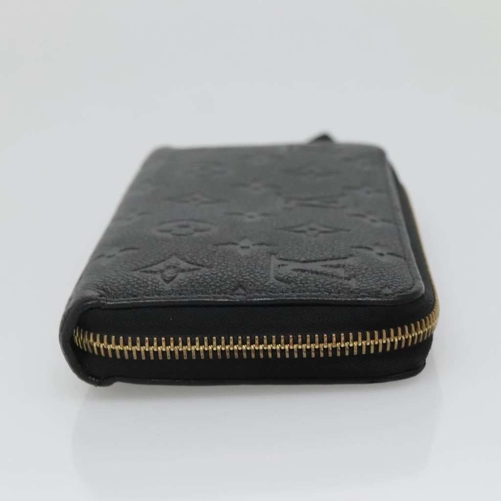 Louis Vuitton Portefeuille zippy Monogramme Empreinte Black Leather Good condition - Model View