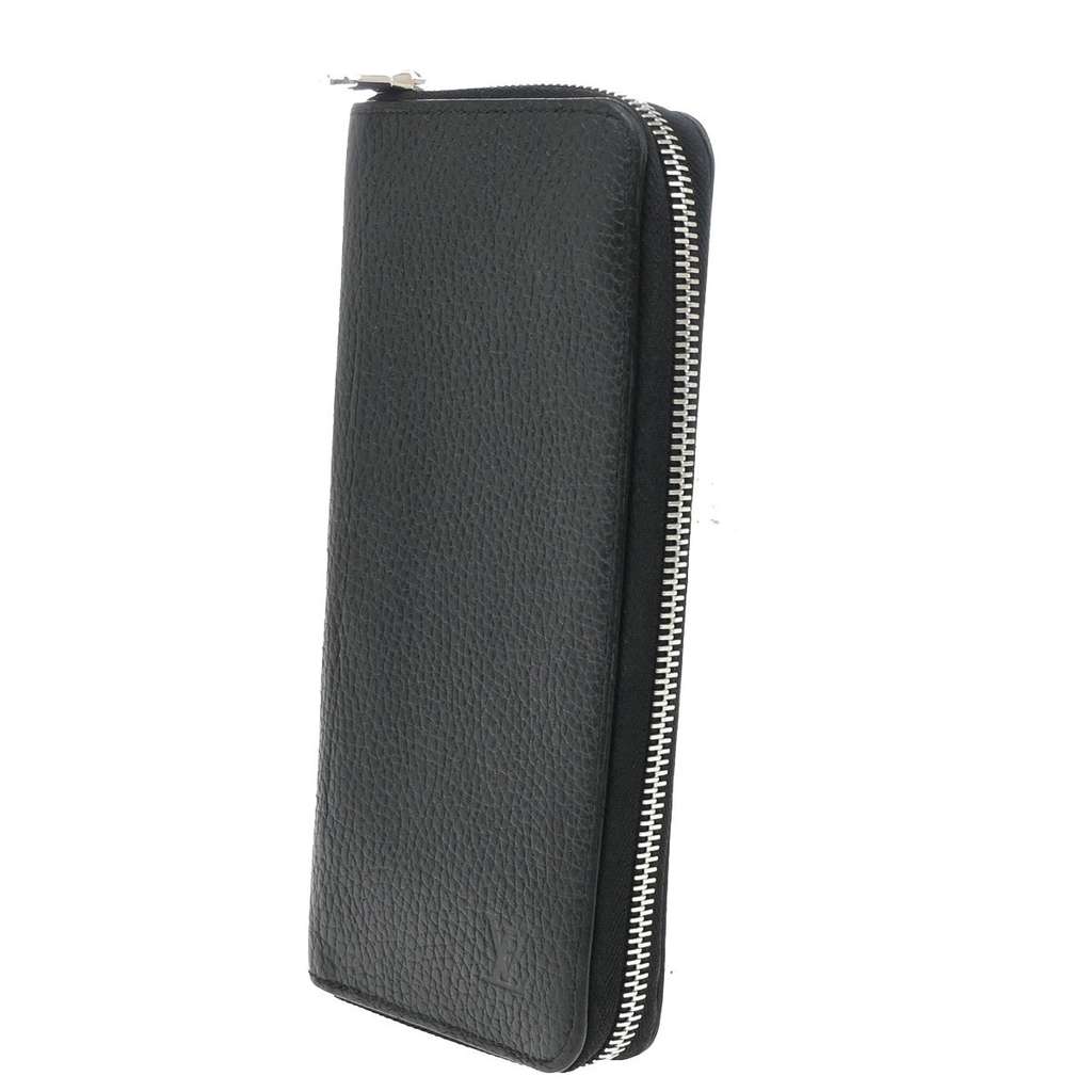 Louis Vuitton Zippy wallet vertical Black Leather Good condition - Inside View