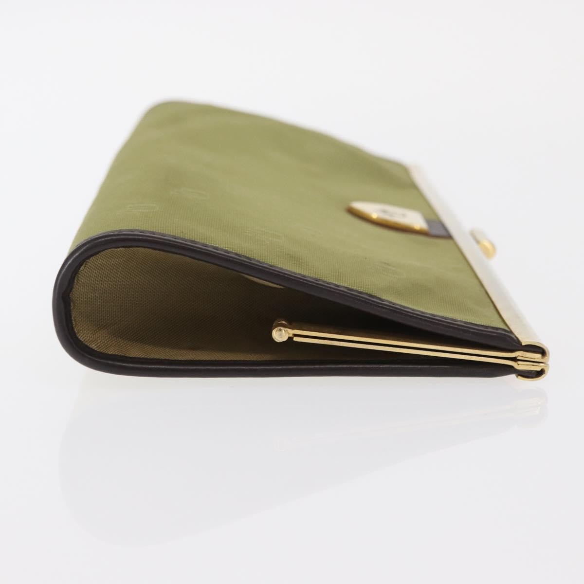 Christian Dior Trotter pouch Green Canvas Fair condition - Inside View