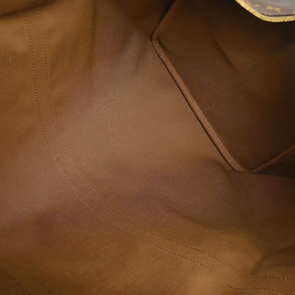 Louis Vuitton Keepall Bandouliere Bag Brown Canvas Fair condition - Model View