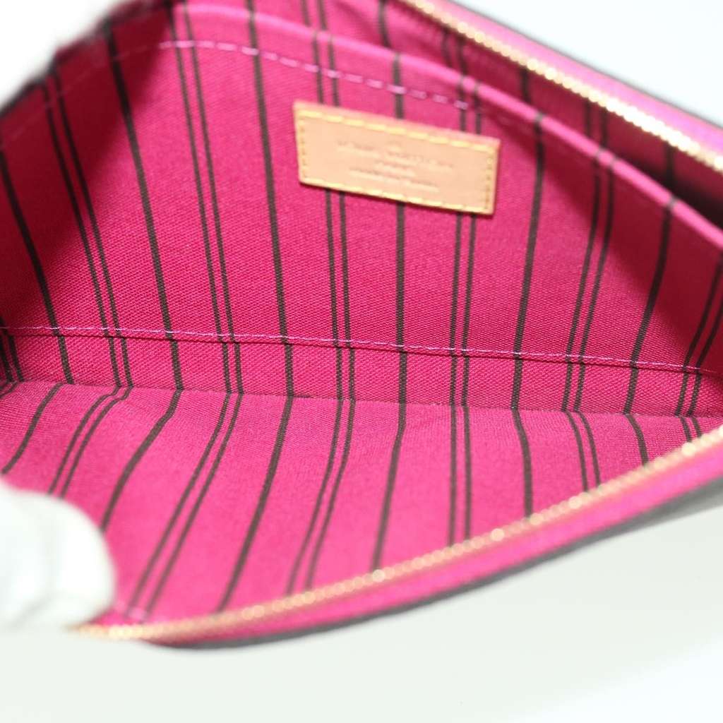 Louis Vuitton Neverfull Pochette Brown Canvas Good condition - Box View