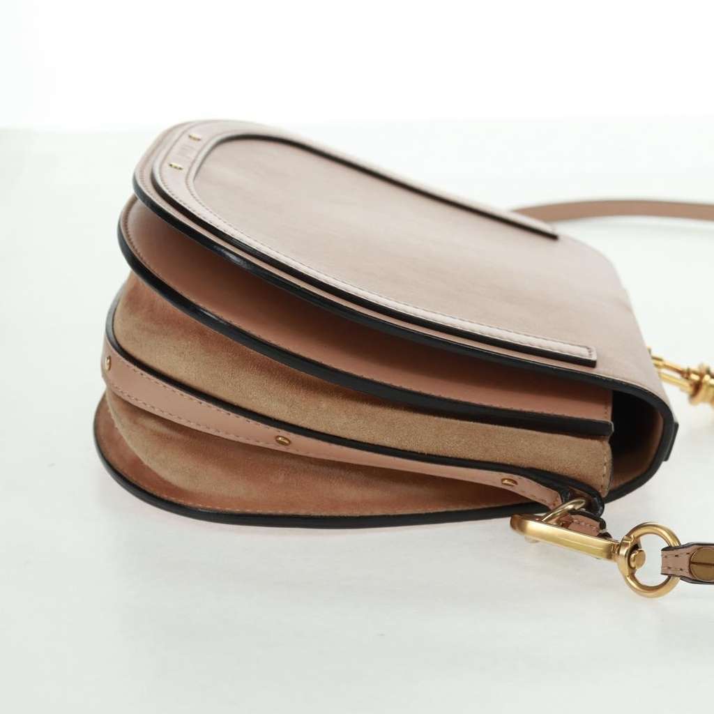 Chloe Nile Crossbody Bag Pink Leather Good condition - Inside View