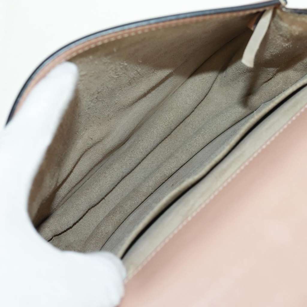 Chloe Nile Crossbody Bag Pink Leather Good condition - Box View