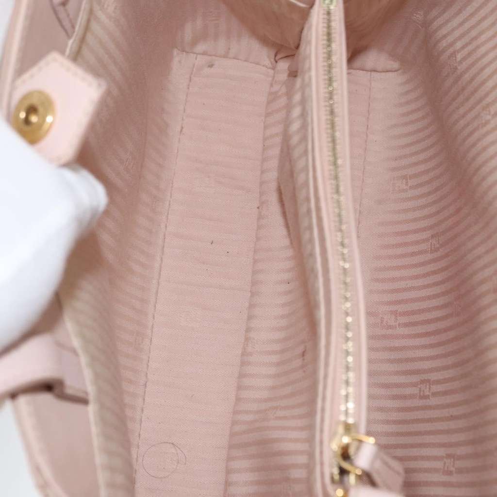 Fendi 2Jours Bag Beige Leather Fair condition - Box View