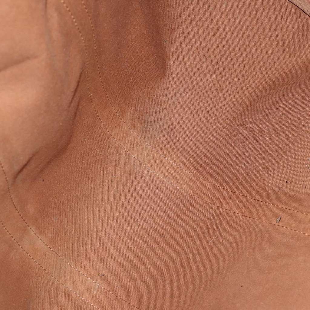 Louis Vuitton Keepall Bandouliere Bag Brown Canvas Fair condition - Box View