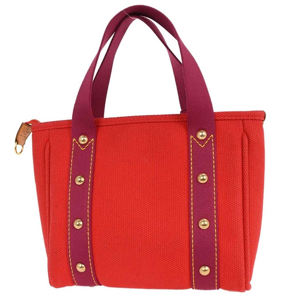 Louis Vuitton Antigua Tote Red Canvas Good condition - Back View