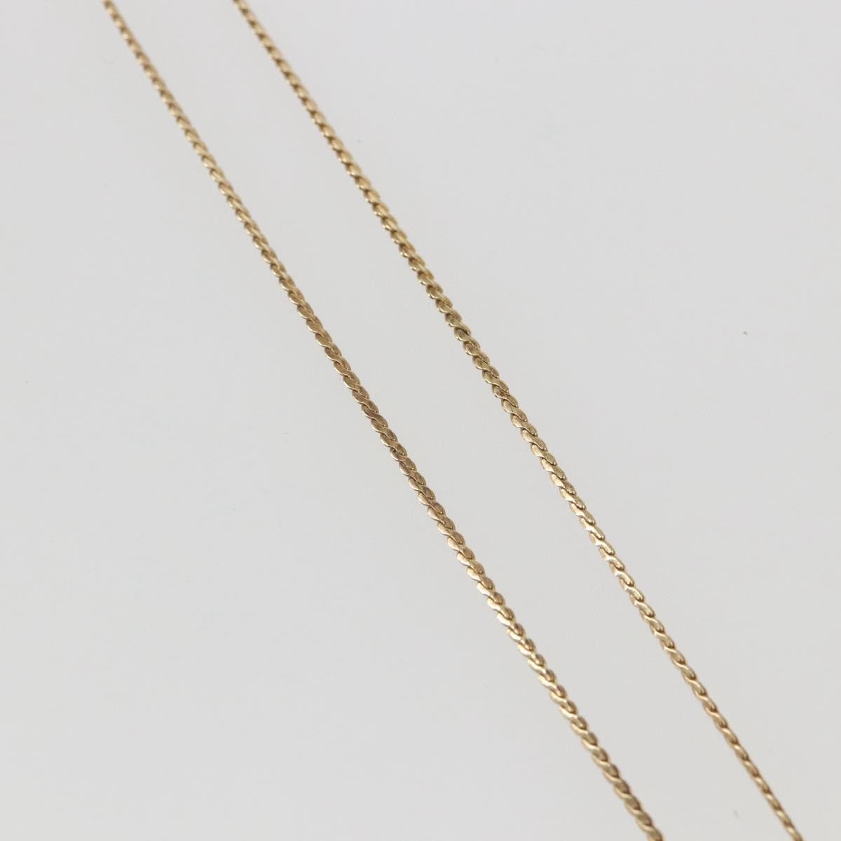 Christian Dior CD Pendant Necklace Gold Metal Good condition - Box View