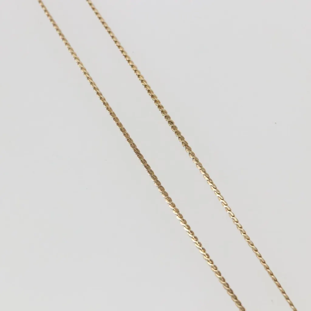 Dior CD Pendant Necklace Gold Metal Good - Box View
