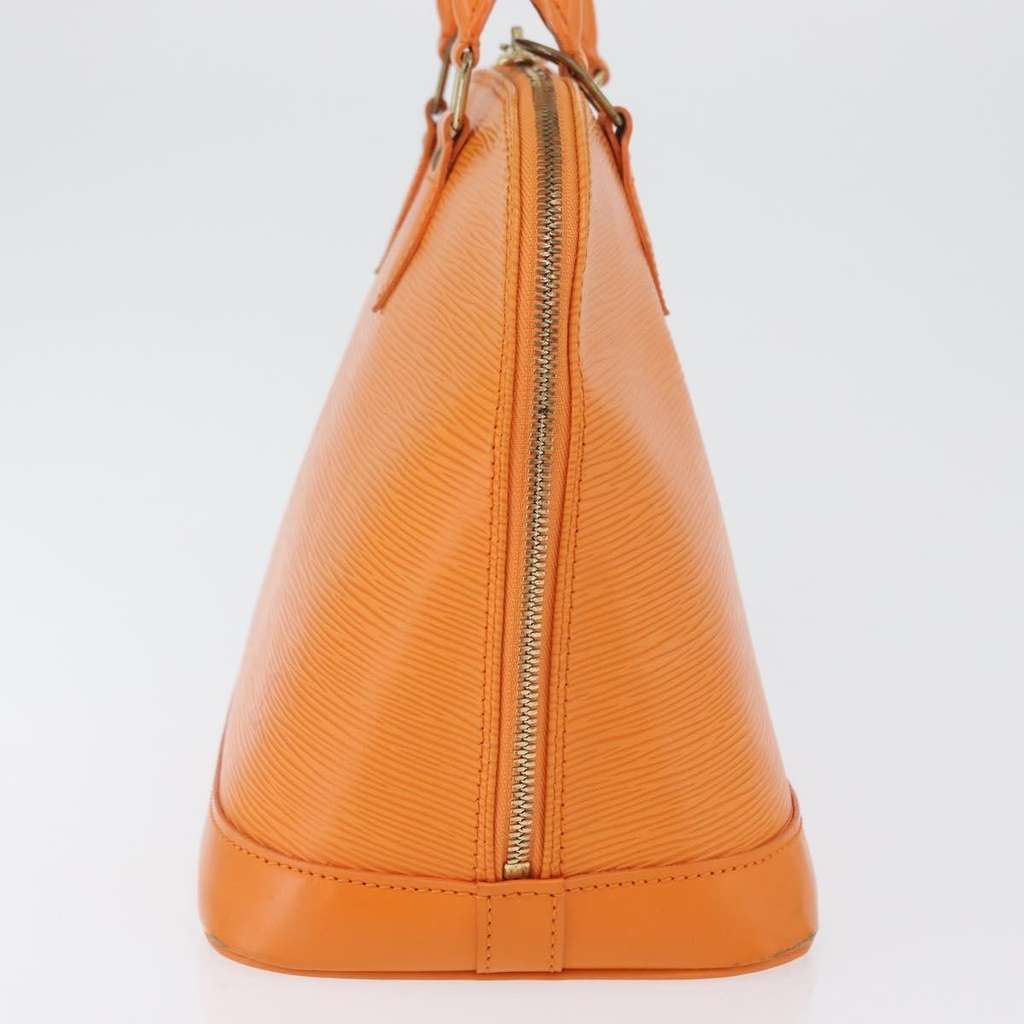 Louis Vuitton Alma Handbag Orange Leather Fair condition - Inside View