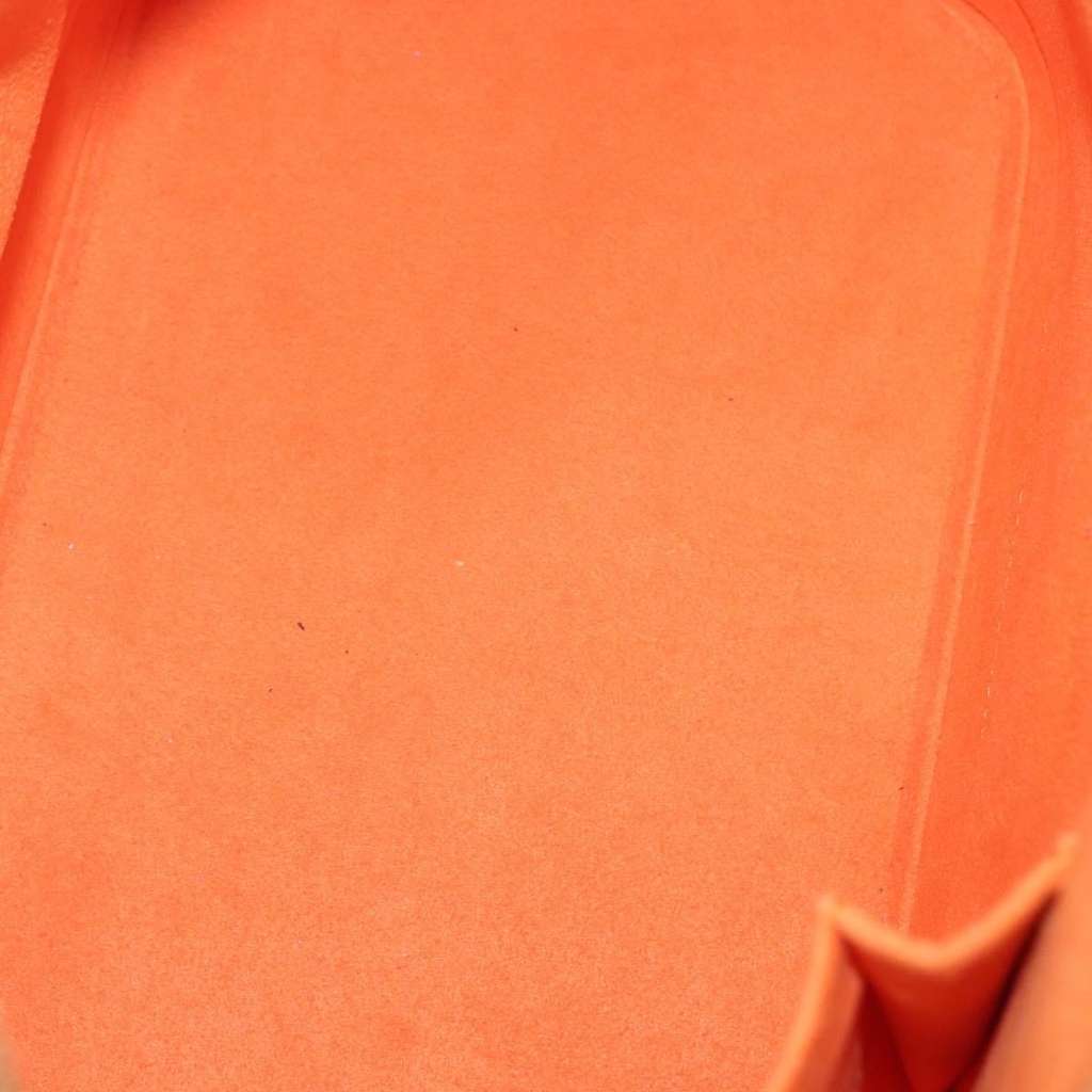 Louis Vuitton Alma Handbag Orange Leather Fair condition - Box View