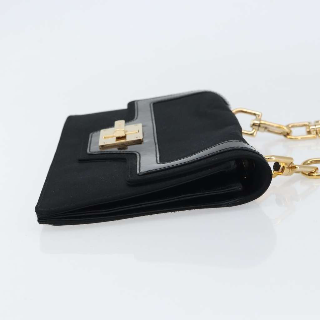 Givenchy Shoulder Bag Black Satin Good condition - Inside View