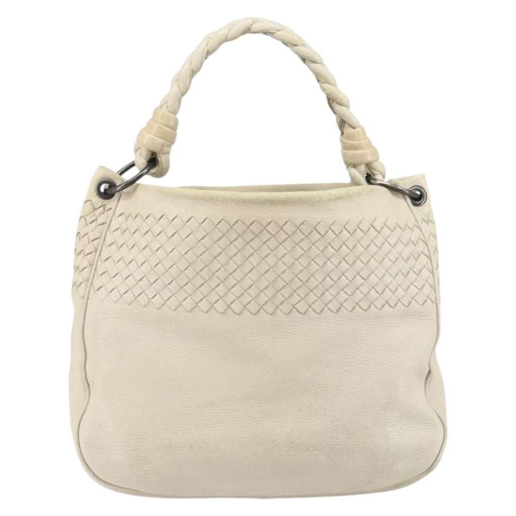 Bottega Veneta Intrecciato Shoulder bag Beige Leather Good condition - Back View