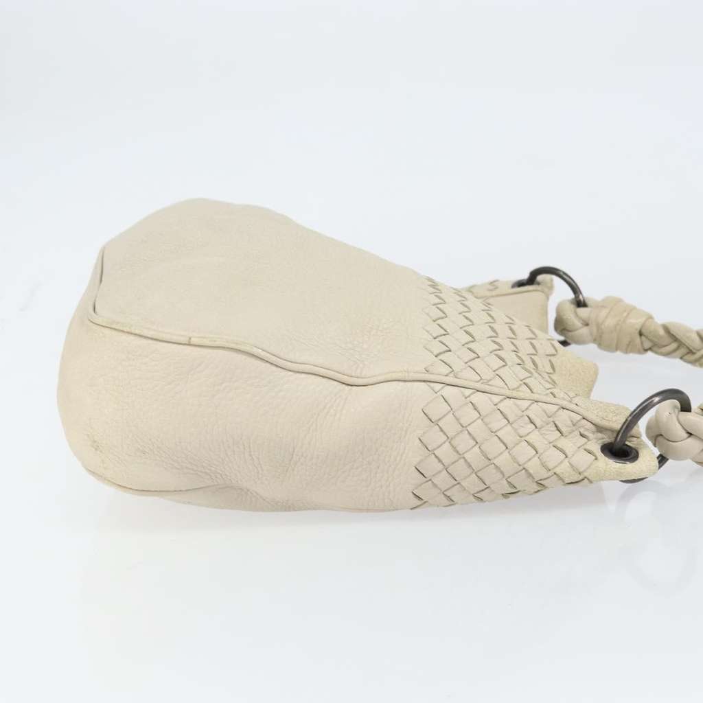 Bottega Veneta Intrecciato Shoulder bag Beige Leather Good condition - Inside View