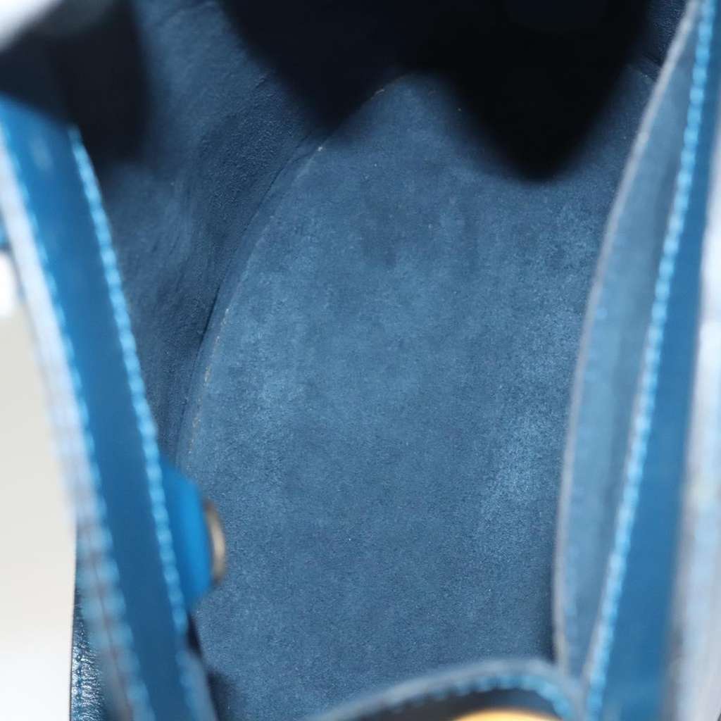 Louis Vuitton Cluny Shoulder Bag Blue Leather Good condition - Box View