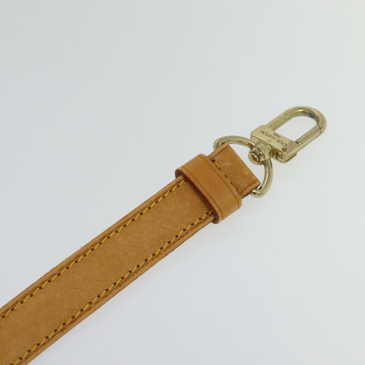 Louis Vuitton Adjustable Shoulder Strap Beige Leather Good condition - Inside View