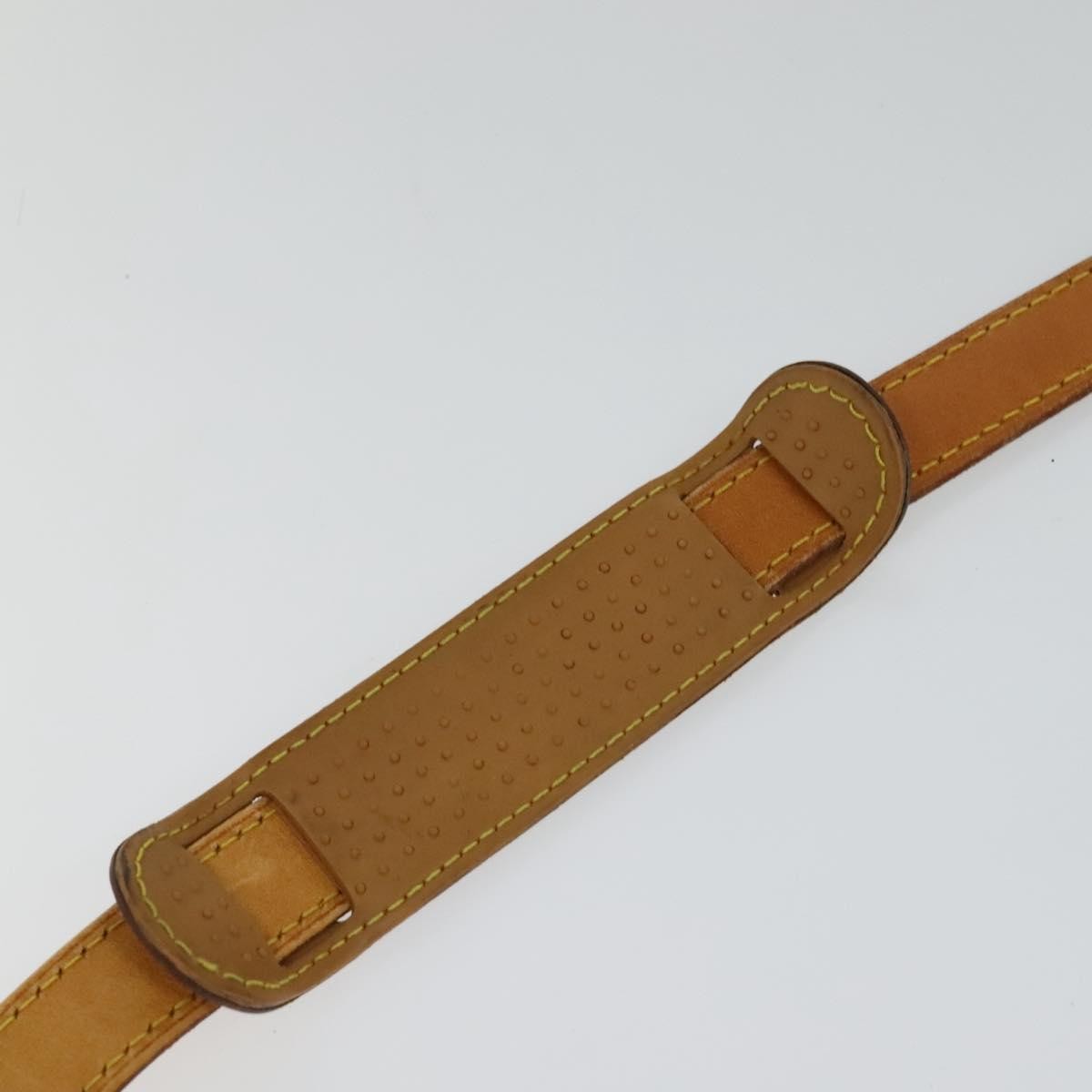 Louis Vuitton Adjustable Shoulder Strap Beige Leather Good condition - Box View