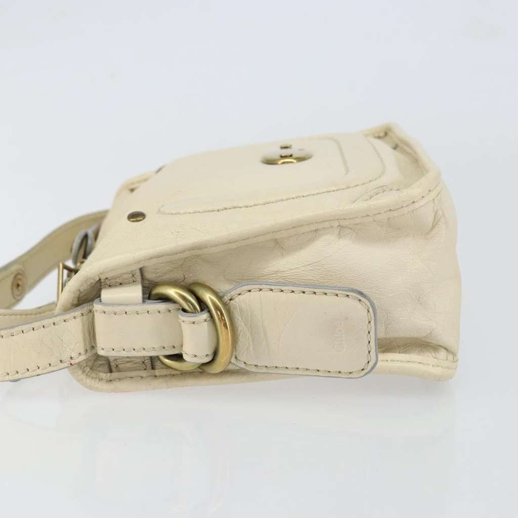 Chloe Vintage handbag White Leather Good condition - Model View
