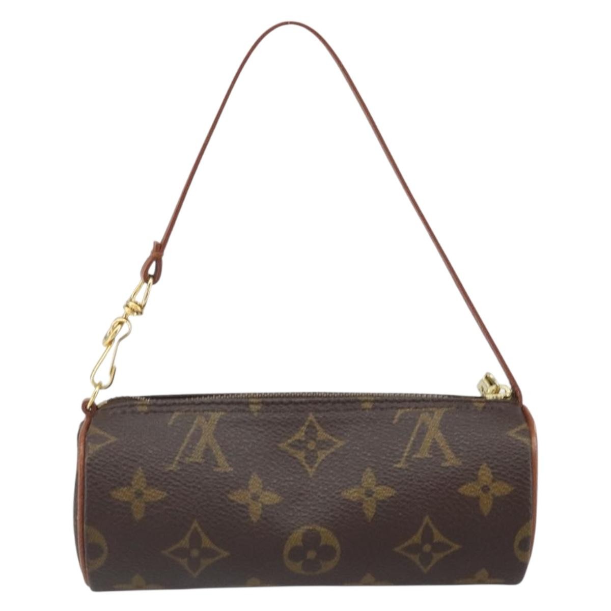 Louis Vuitton Papillon Pochette Brown Canvas Good condition - Back View
