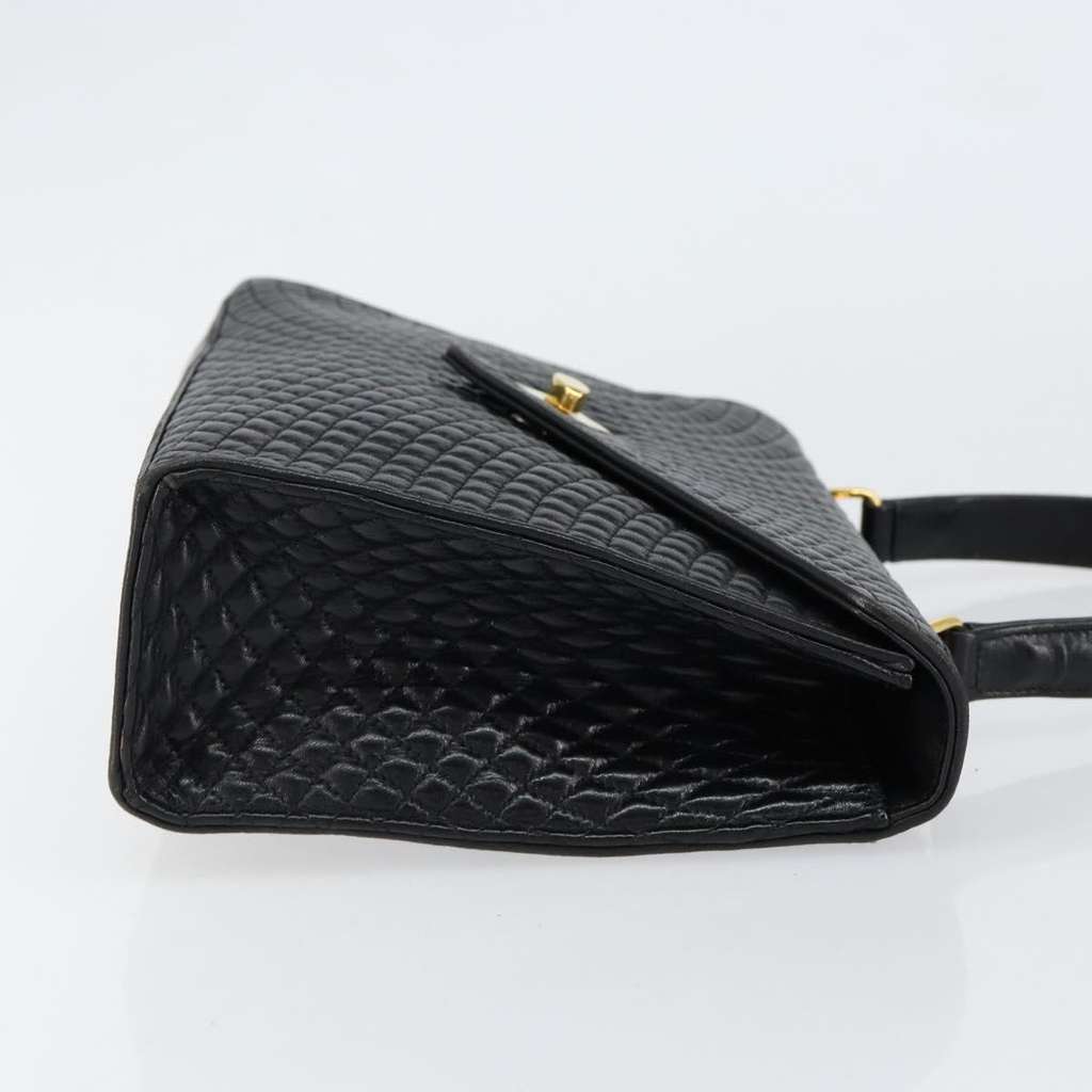 Bally Vintage Handbag Black Leather Good condition - Inside View