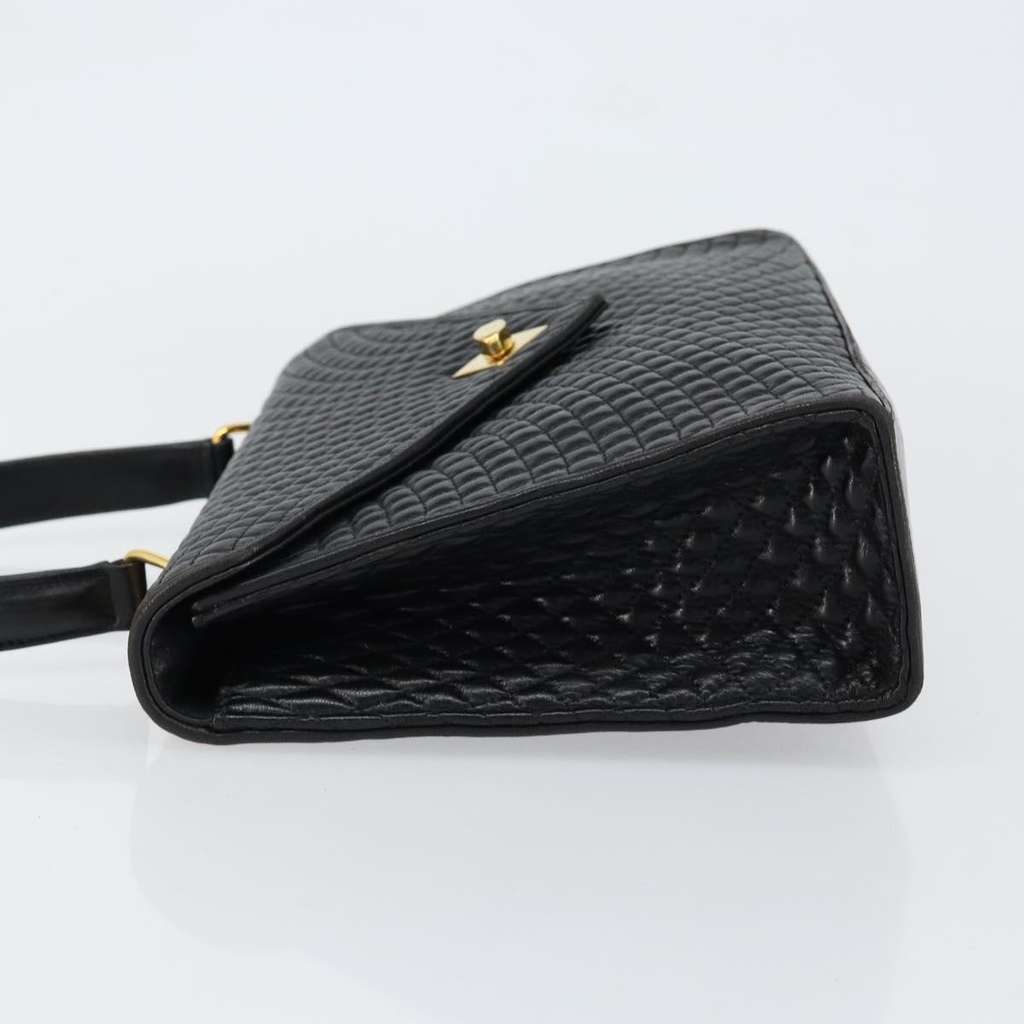 Bally Vintage Handbag Black Leather Good condition - Model View