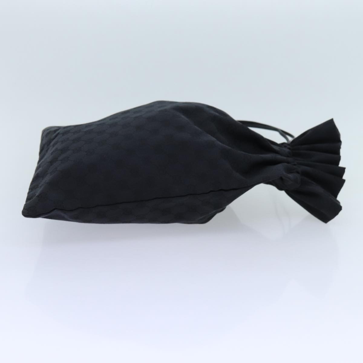 Gucci Vintage Web Drawstring Bucket Bag Black Canvas Good condition - Inside View