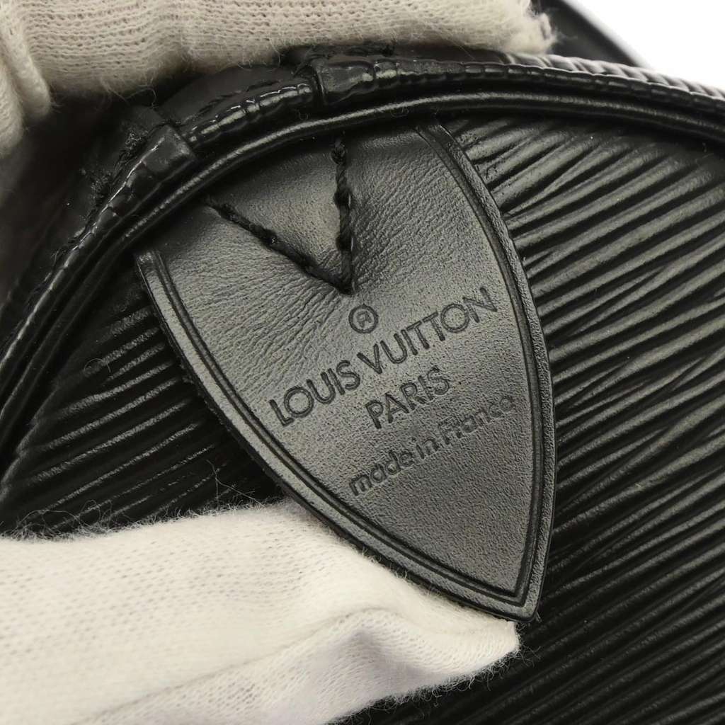 Louis Vuitton Speedy Handbag Black Leather Good condition - Model View