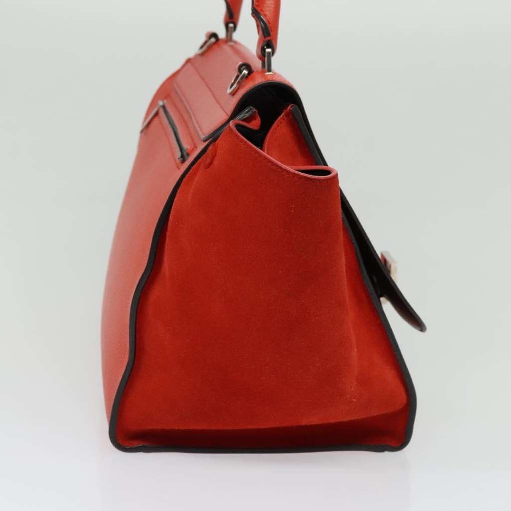 Celine Trapeze Bag Red Leather Good condition - Inside View
