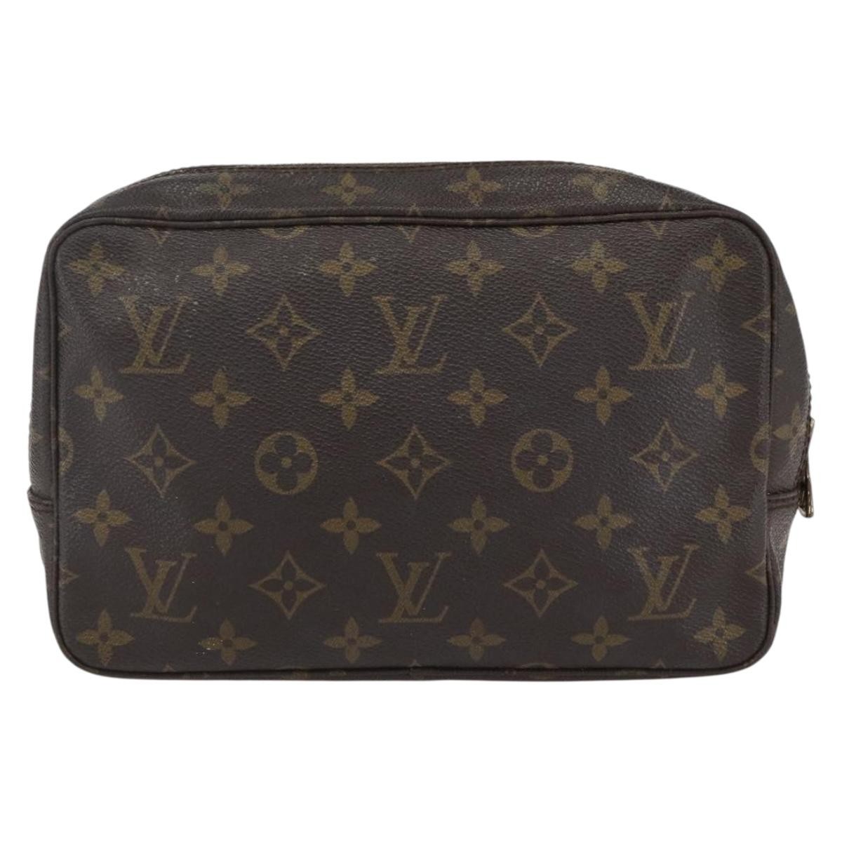 Louis Vuitton Trousse Toilette Brown Canvas Fair condition - Back View