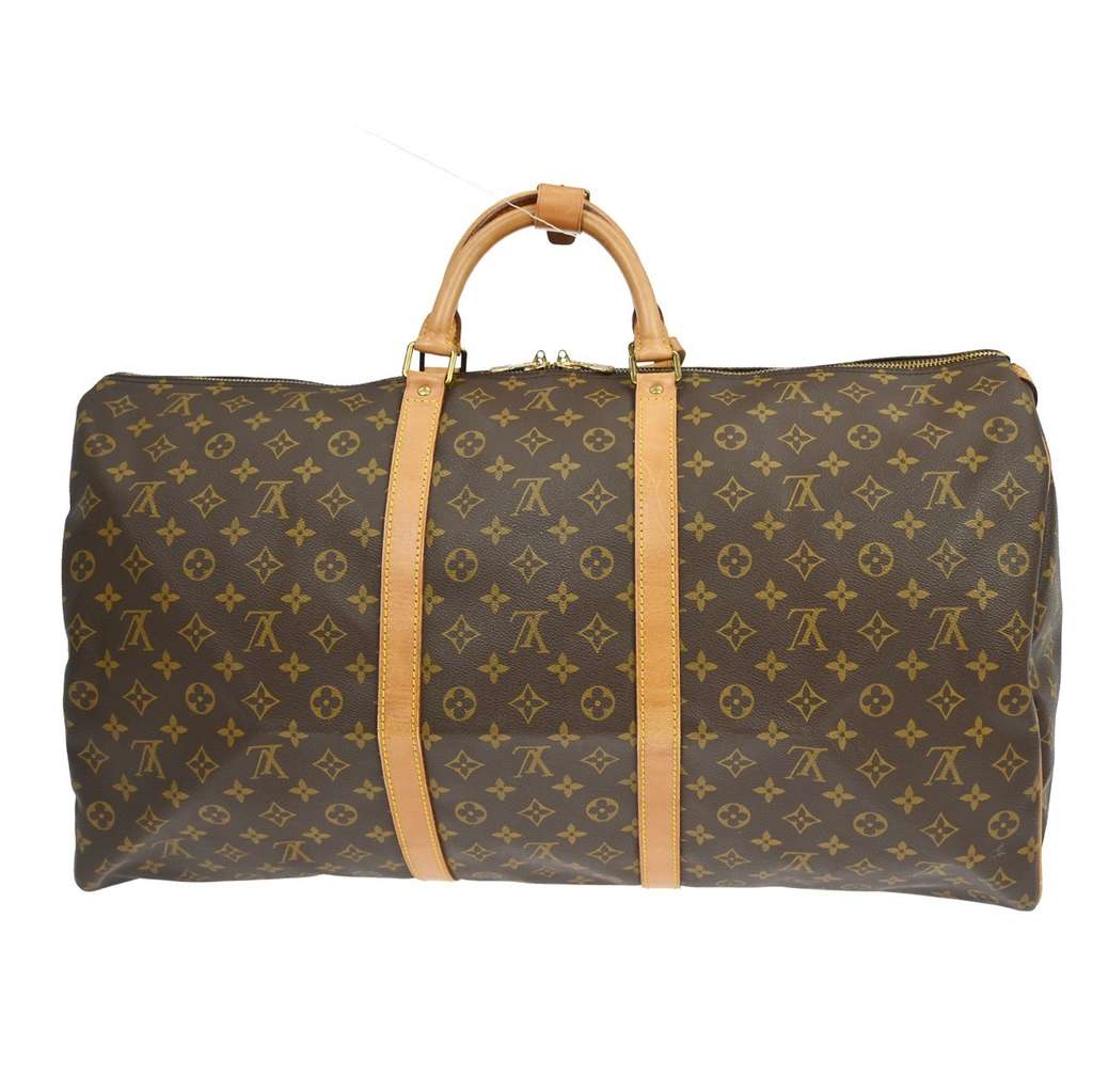 Louis Vuitton Keepall Bag Brown Canvas Good condition - Back View