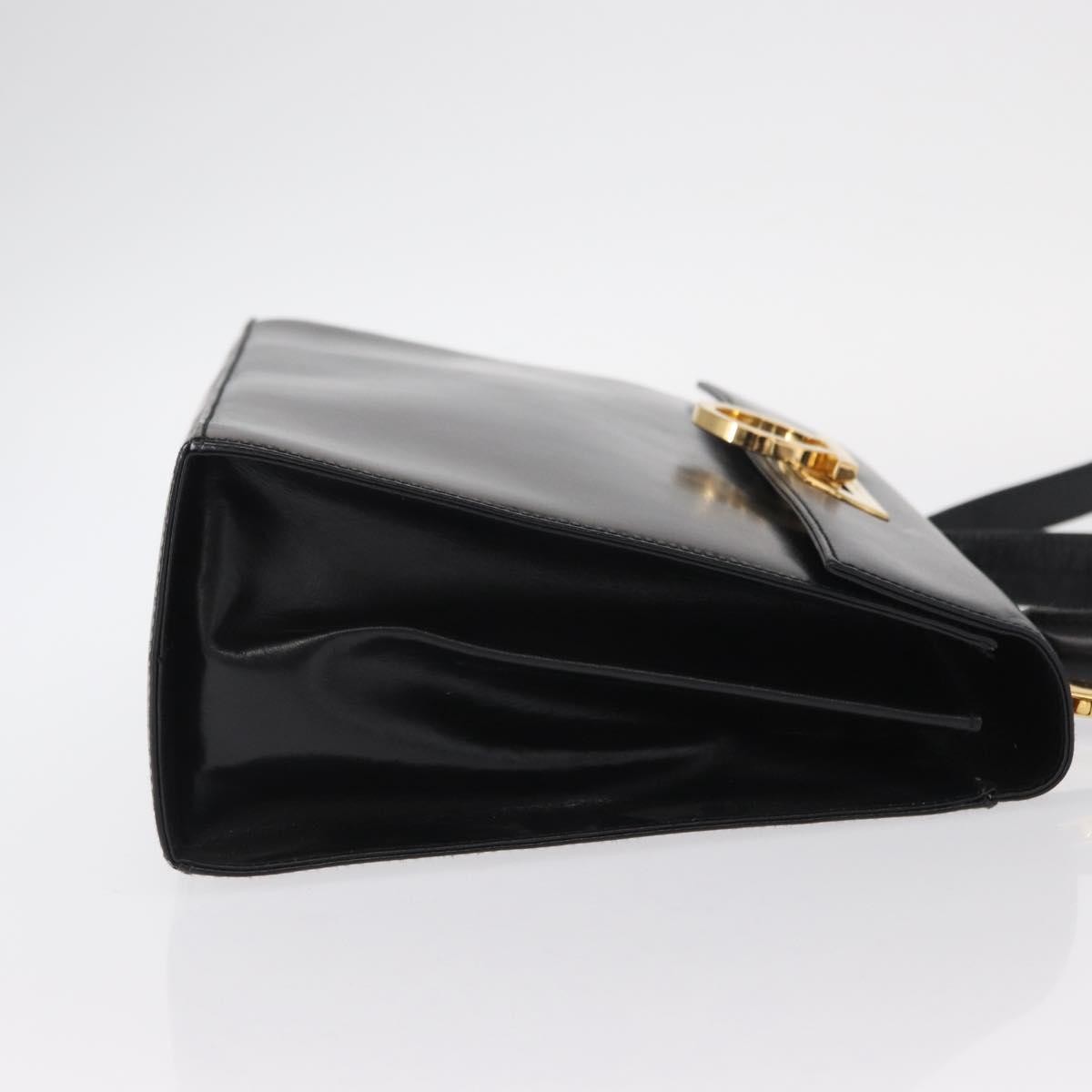 Salvatore Ferragamo Convertible Top Handle Bag Black Leather Good condition - Inside View