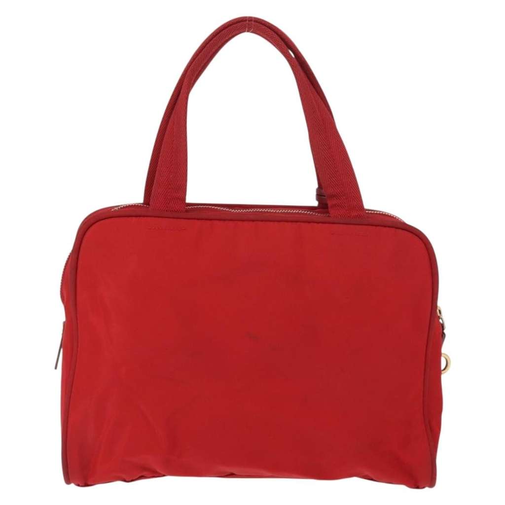 Prada Zip Around Tote Red Good condition - Back View