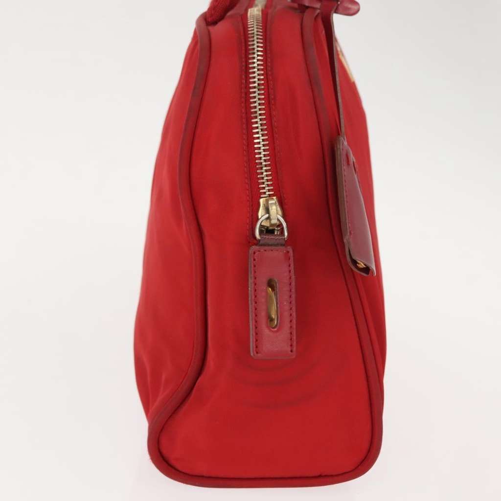 Prada Zip Around Tote Red Good condition - Model View