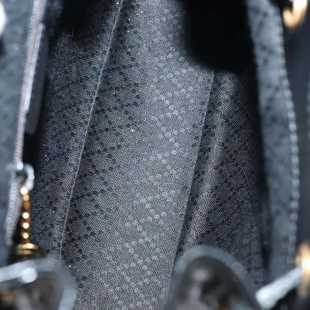 Gucci Vintage Bamboo Backpack Black Good condition - Box View