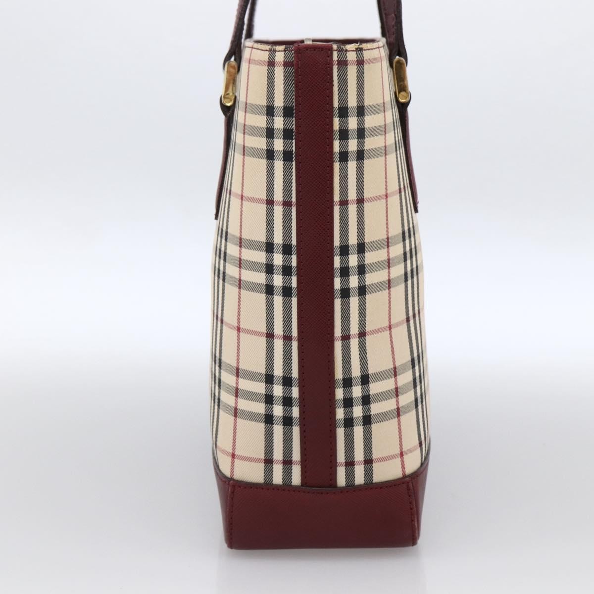 Burberry Nova Check Tote Beige Canvas Good condition - Inside View